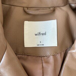 Aritzia Wilfred Diaz Vegan Leather Moto Jacket